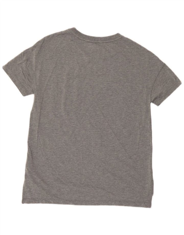 Γυναικείο T-Shirt Nike Top UK 14 Medium Grey Flecked Modal