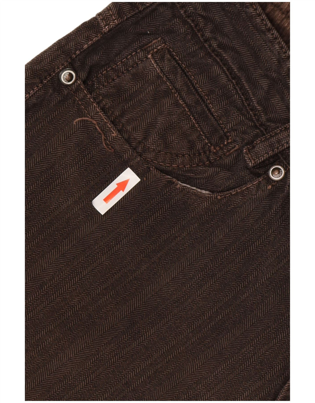 NAVIGARE Ανδρικό τζιν ίσιο IT 46 Small W29 L26 Καφέ βαμβακερό