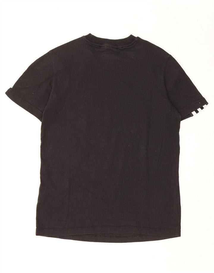 Γυναικείο γραφικό μπλουζάκι ADIDAS Top UK 8 Small μαύρο βαμβακερό