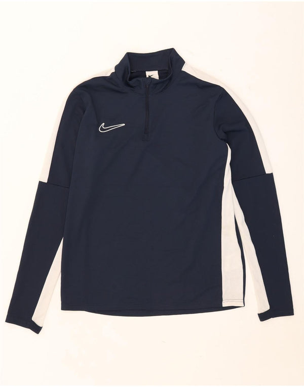 Ανδρική φόρμα αθλητικής φόρμας Nike Dri Fit πουλόβερ με μεσαίο μπλε ναυτικό χρώμα