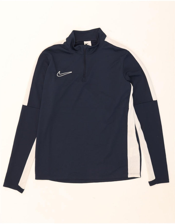 Ανδρική φόρμα αθλητικής φόρμας Nike Dri Fit πουλόβερ με μεσαίο μπλε ναυτικό χρώμα