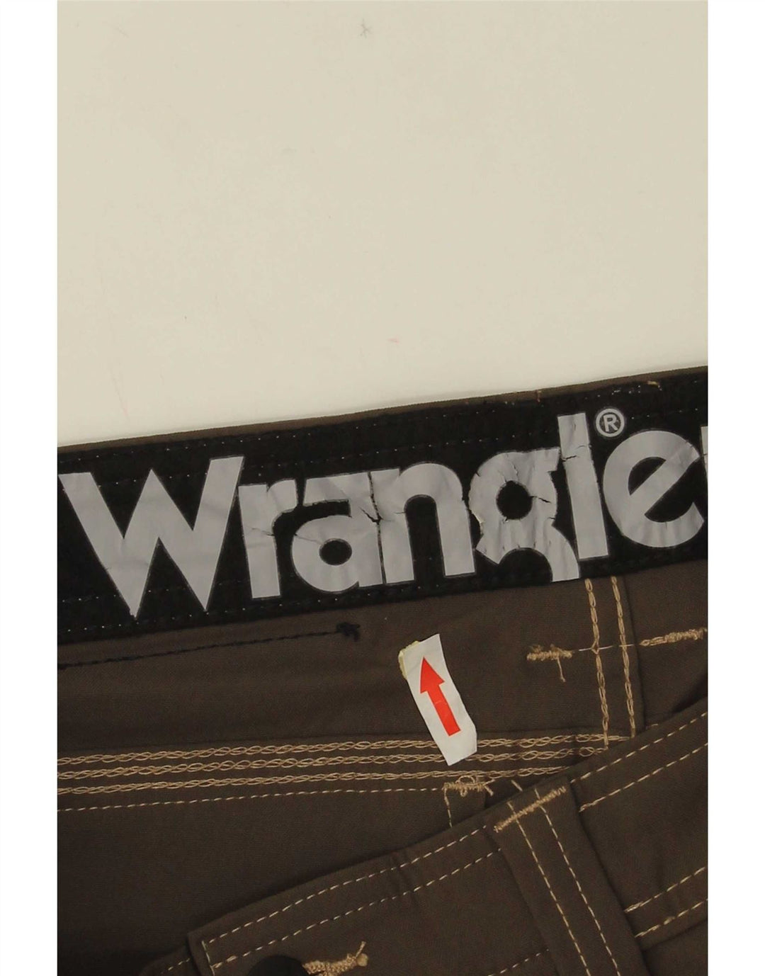 Ανδρικό ίσιο παντελόνι Wrangler Cargo W30 L34 Καφέ νάιλον