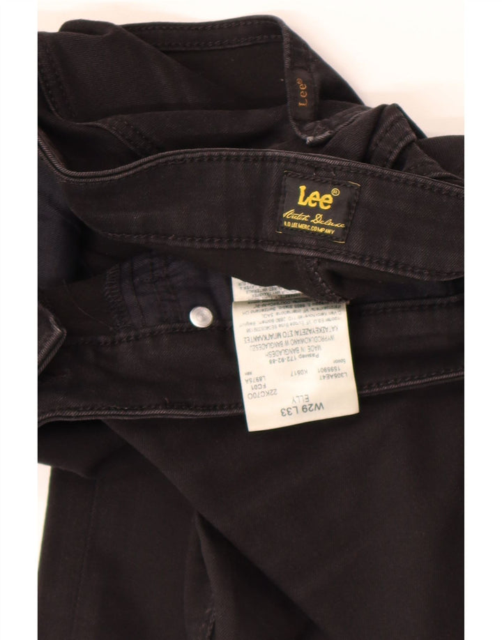 Lee Womens Elly Slim Jeans W29 L33 Μαύρο βαμβακερό