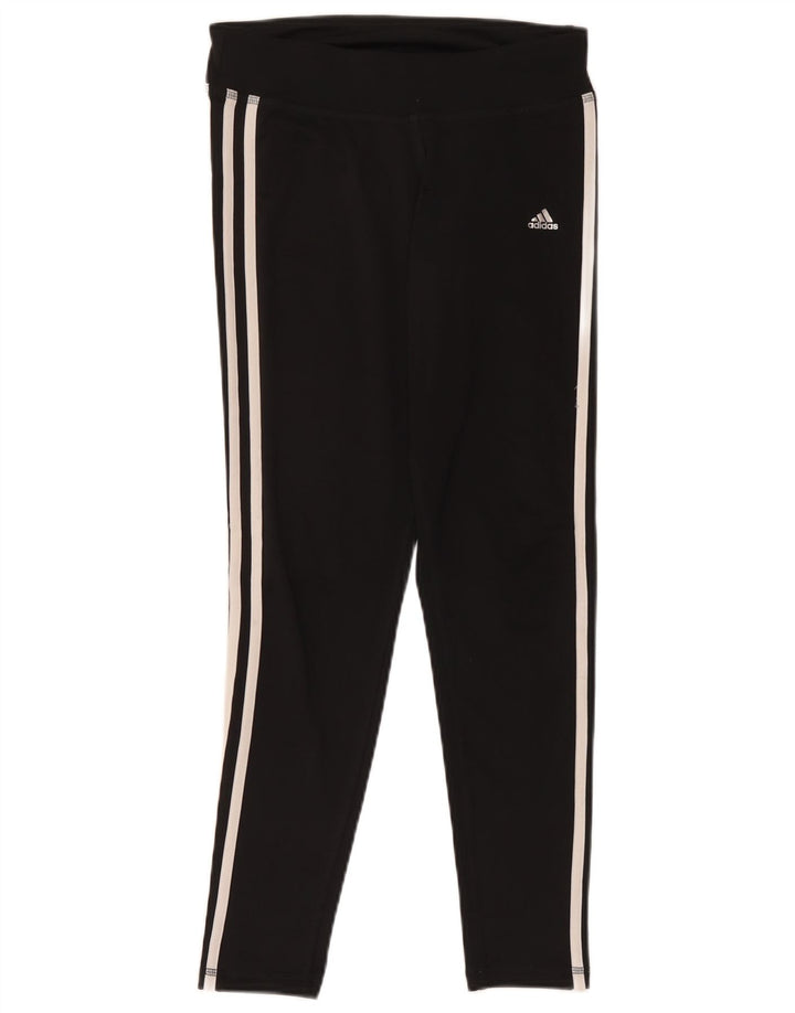 Γυναικείο κολάν Adidas UK 8/10 Μικρό μαύρο πολυεστέρα