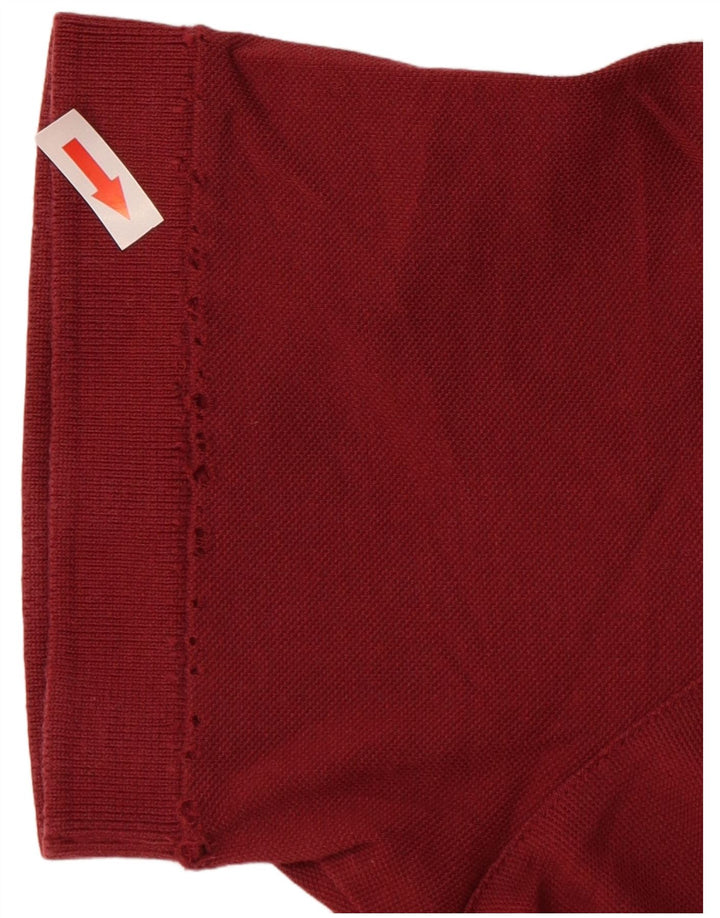 Ανδρικό πουκάμισο πόλο HUGO BOSS μεγάλο βαμβακερό μπορντό