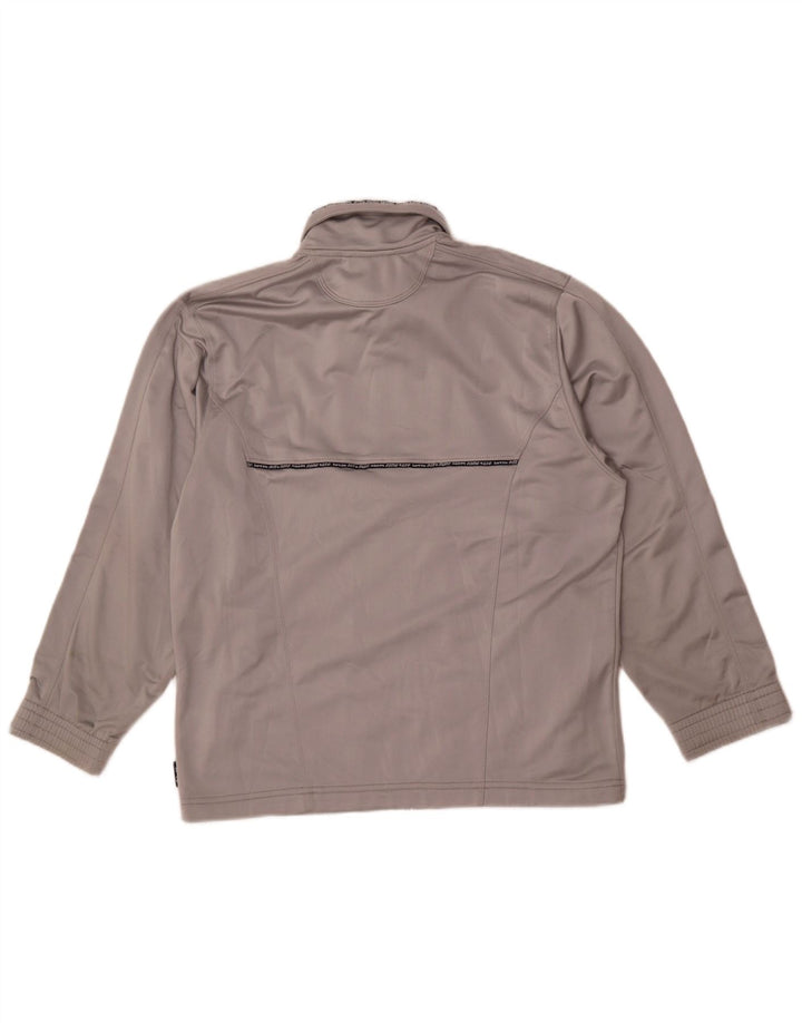 Γυναικεία αθλητική φόρμα Lotto Top Jacket UK 12 Medium Grey Polyester