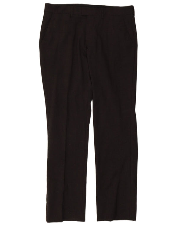 Zara Ανδρικό ίσιο παντελόνι EU 40 Medium W31 L30 Grey Polyester