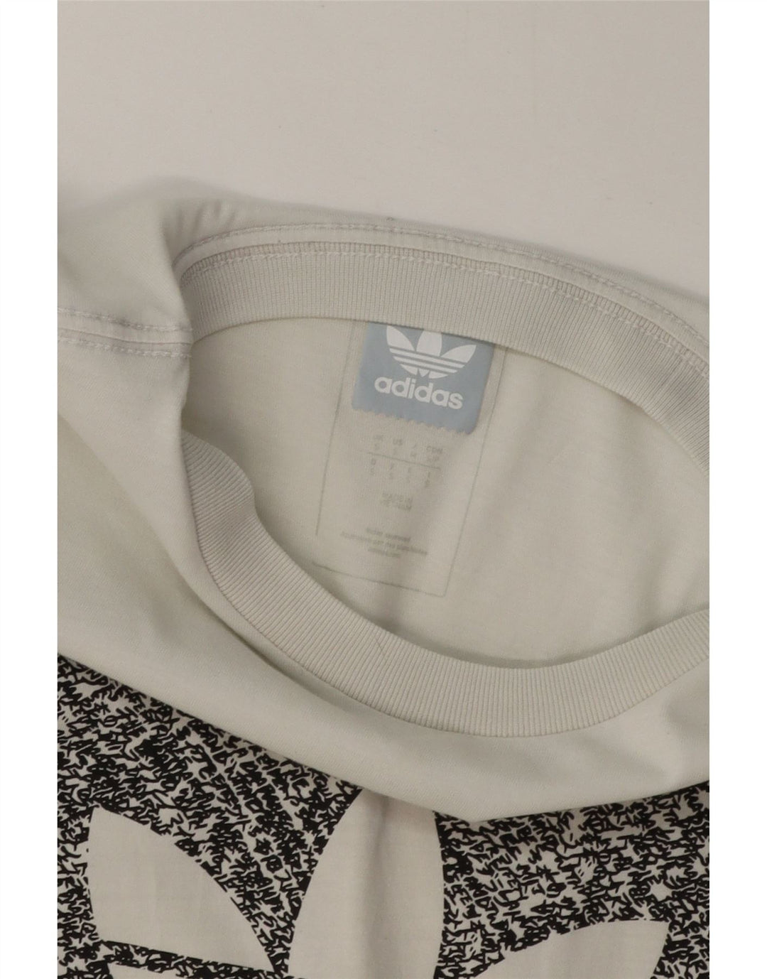 Ανδρικό γραφικό T-Shirt Adidas Top Μικρό λευκό βαμβακερό