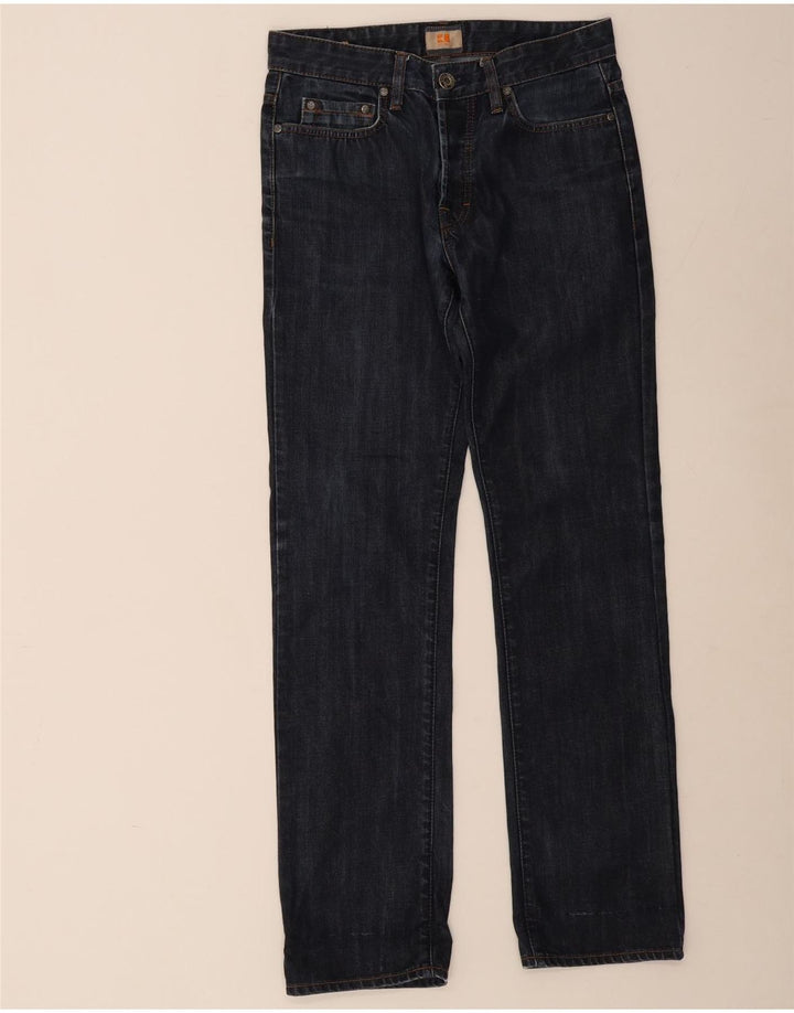Ανδρικό τζιν Hugo Boss Slim W31 L34 Navy Blue Cotton