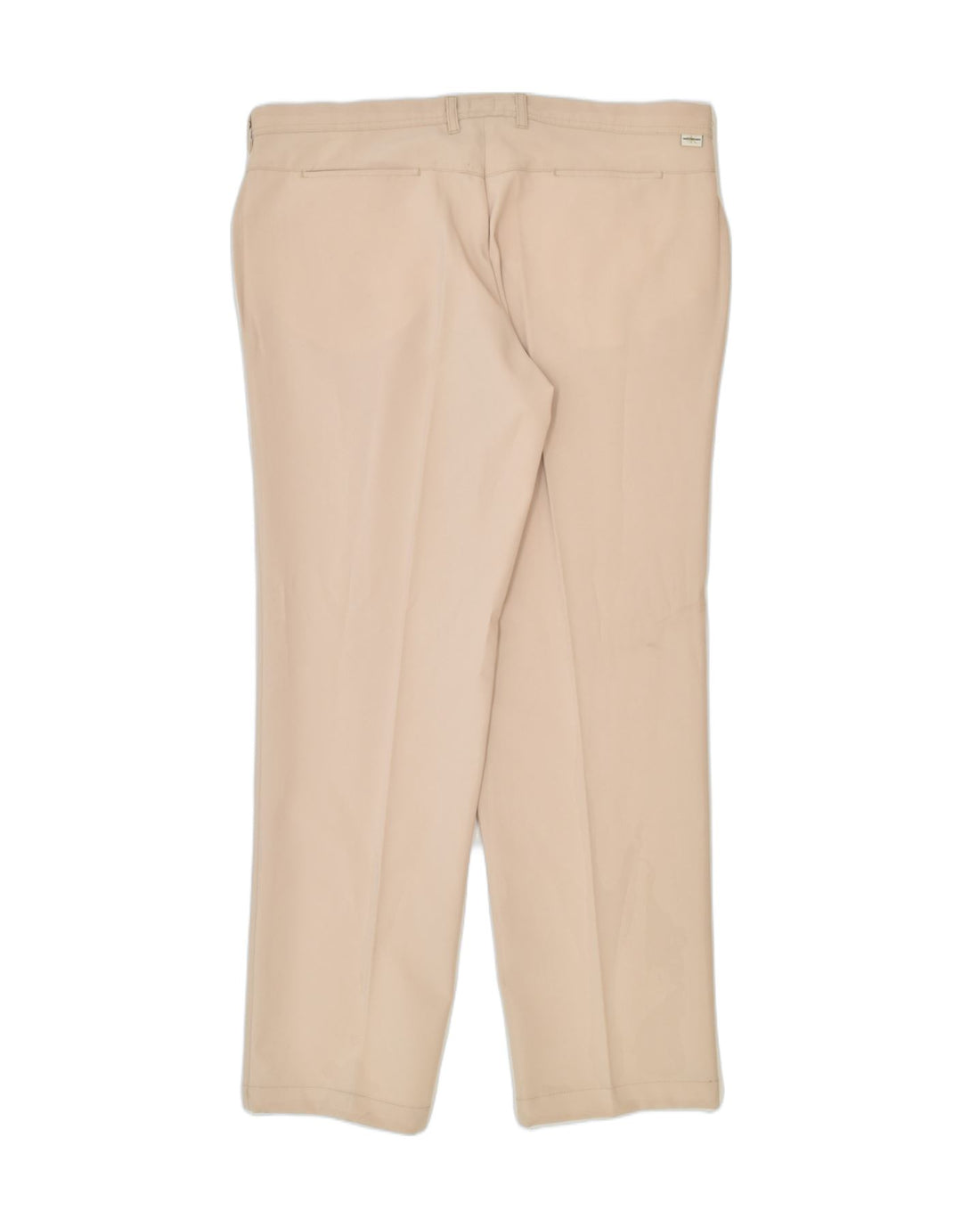 CALVIN KLEIN Womens Straight Casual Trousers W40 L34 Pink Polyester | Vintage | Thrift | Second-Hand | Used Clothing | Messina Hembry 