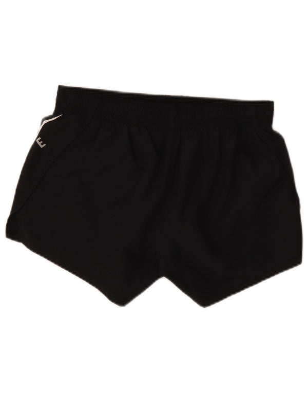Γυναικεία γραφικά αθλητικά σορτς Nike Dri Fit UK 10 Small Black Polyester