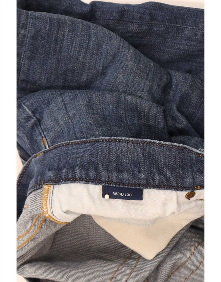 Ανδρικό τζιν Gant Regular Fit ίσιο W34 L30 Μπλε βαμβακερό