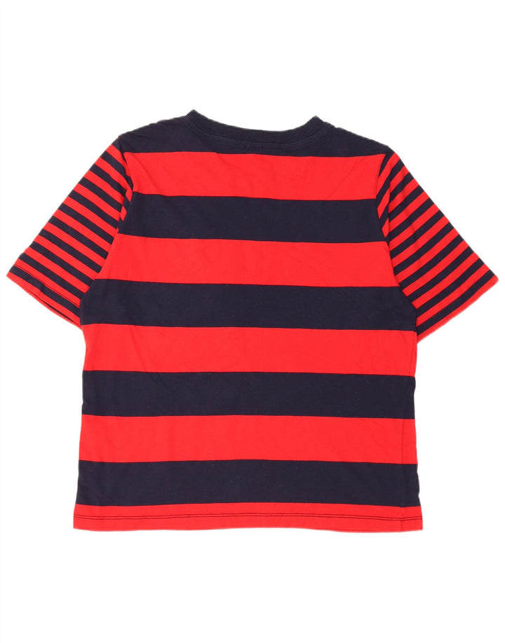 BENETTON Ανδρικό T-Shirt Top Βαμβακερό μεσαίο μπλε ναυτικό ριγέ