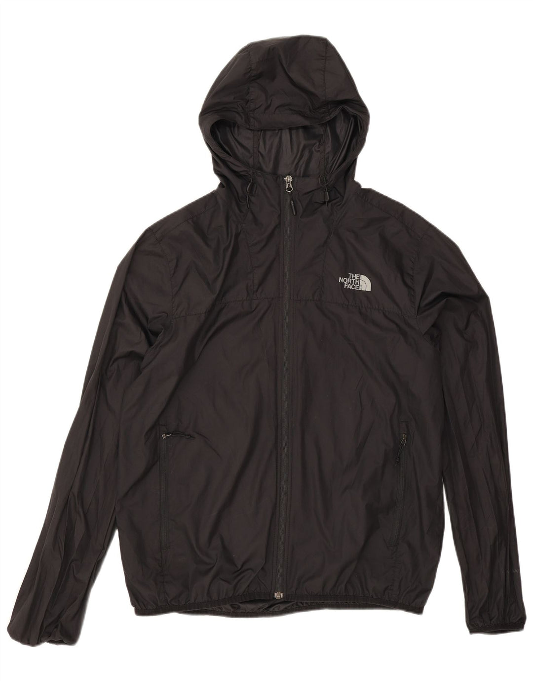 Ανδρικό μπουφάν βροχής με κουκούλα North Face UK 38 Medium Black Polyester
