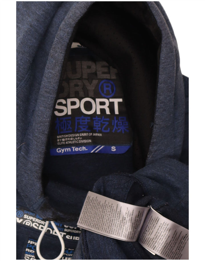 Ανδρικό γραφικό κουκούλα Superdry Μικρός πολυεστέρας σε μπλε ναυτικό