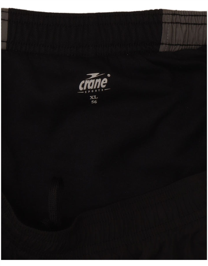 Ανδρικό αθλητικό σορτς Crane XL Black Colourblock