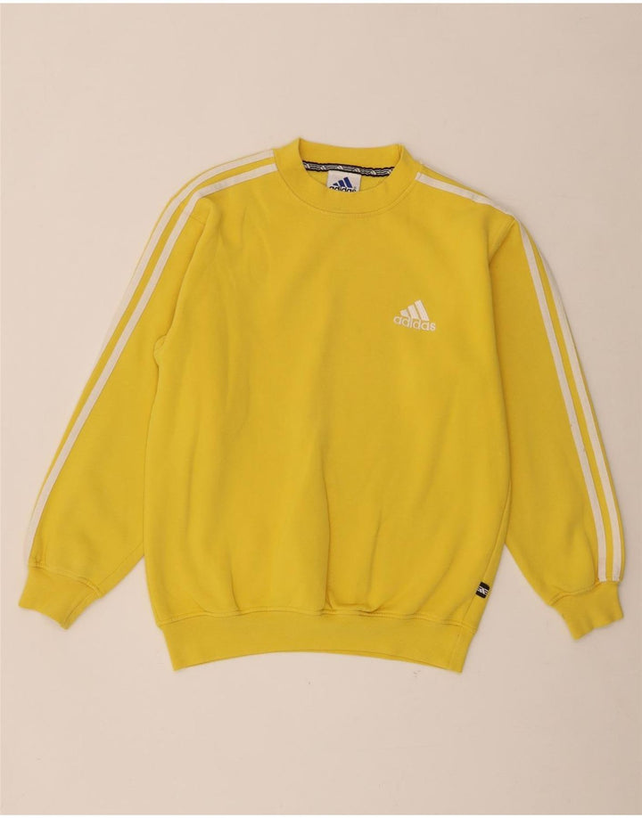 Φούτερ Adidas Boys Jumper 13-14 ετών κίτρινο βαμβακερό