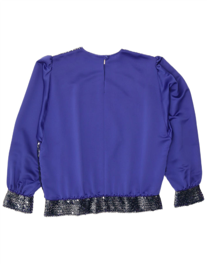 Γυναικεία μακρυμάνικη μπλούζα ARA Top EU 44 XL Blue Polyester