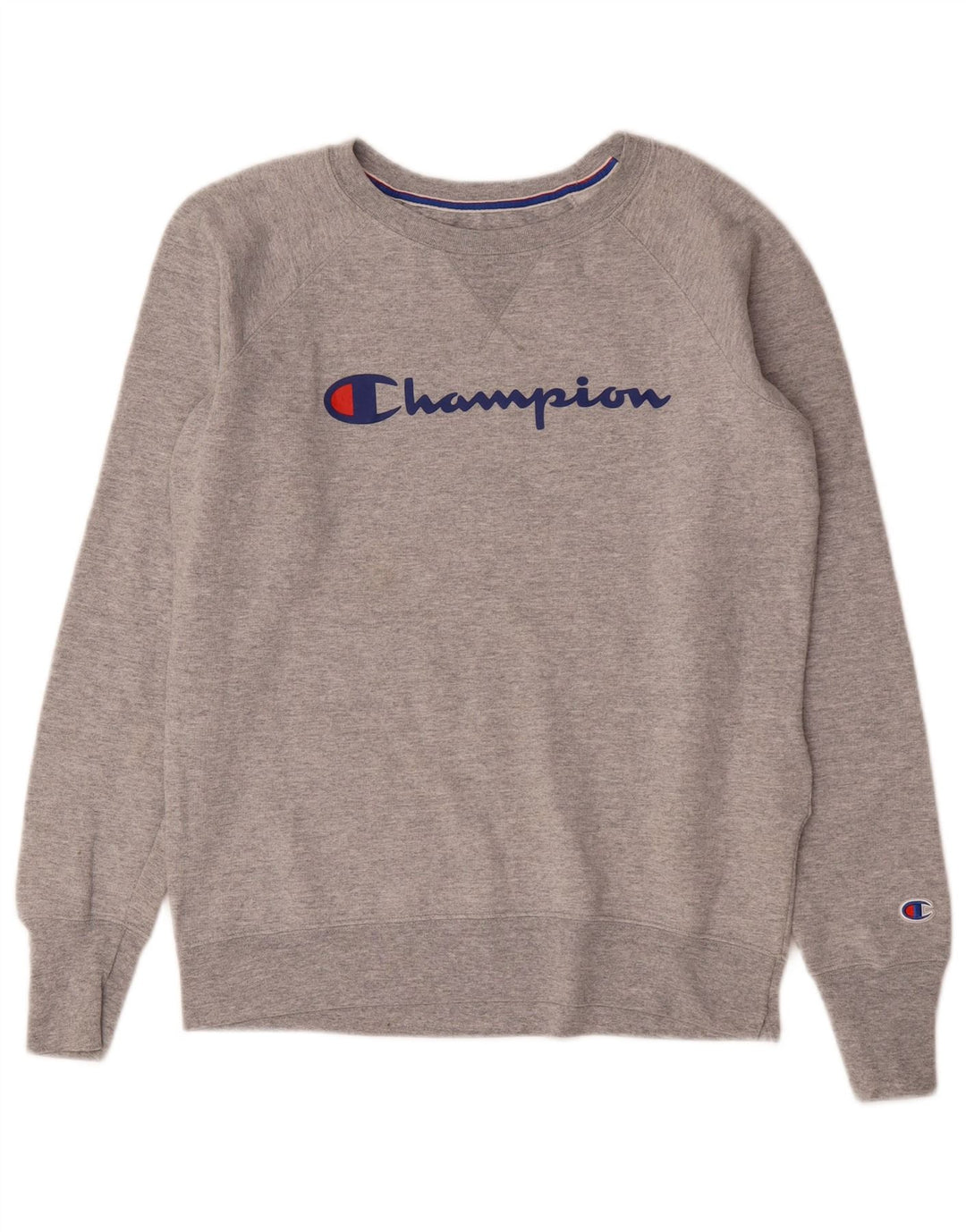 Ανδρικό γραφικό φούτερ Champion Jumper Μικρό Γκρι βαμβακερό