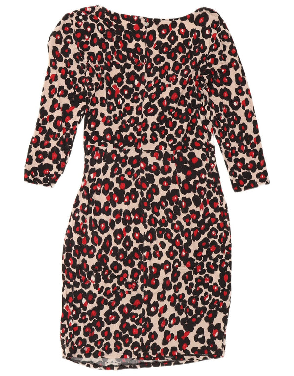 Liu Jo Γυναικείο φόρεμα με μανίκια 3/4 IT 46 Large Black Animal Print