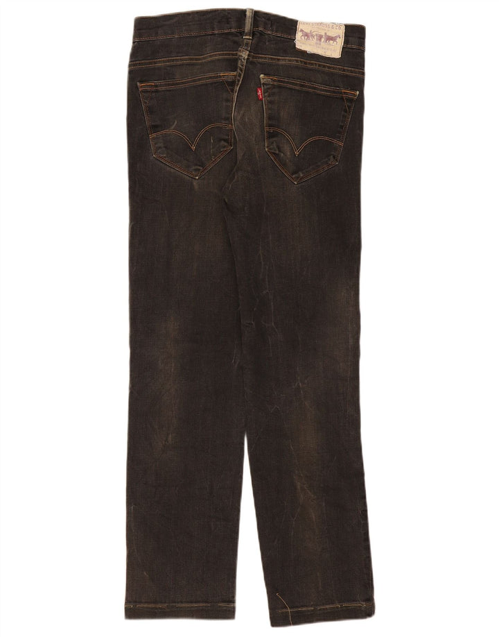 Γυναικείο Levi's 519 Slim Jeans W32 L28 Μαύρο βαμβακερό