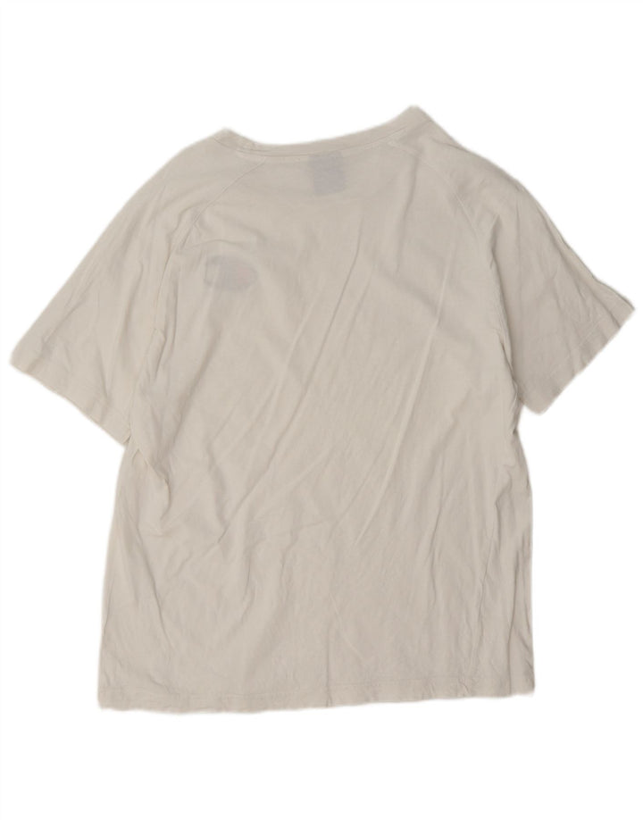 Champion Womens Graphic T-Shirt Top UK 16 Large White