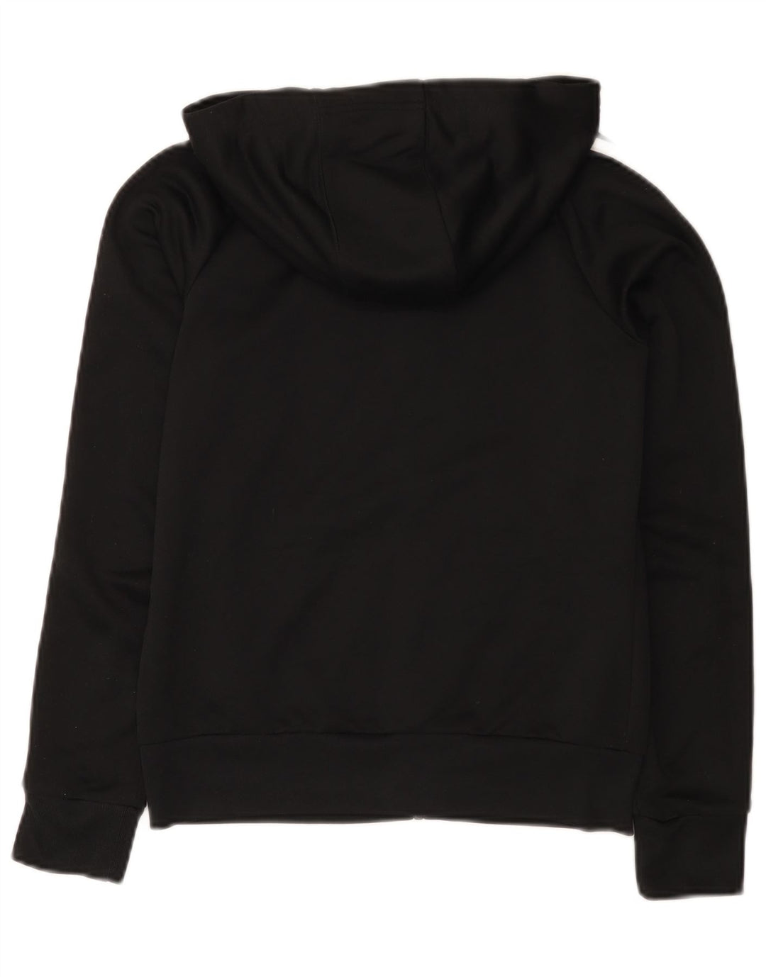Adidas Boys Zip Hoodie πουλόβερ 11-12 ετών μαύρο πολυεστέρα