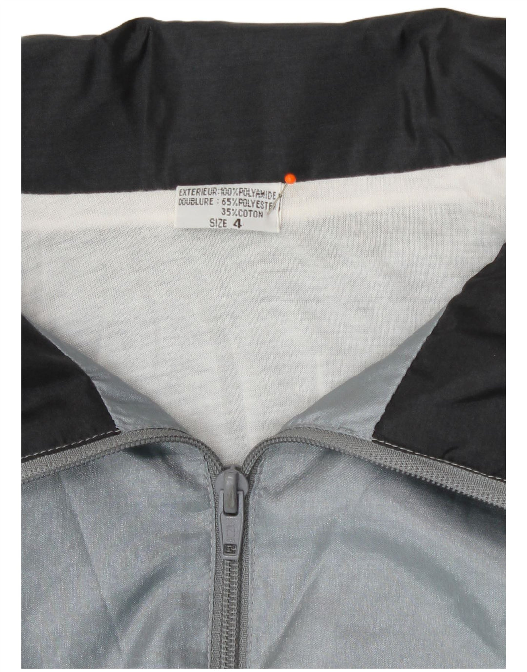 Vintage ανδρική αθλητική φόρμα Top Jacket XL Grey Geometric Polyamide