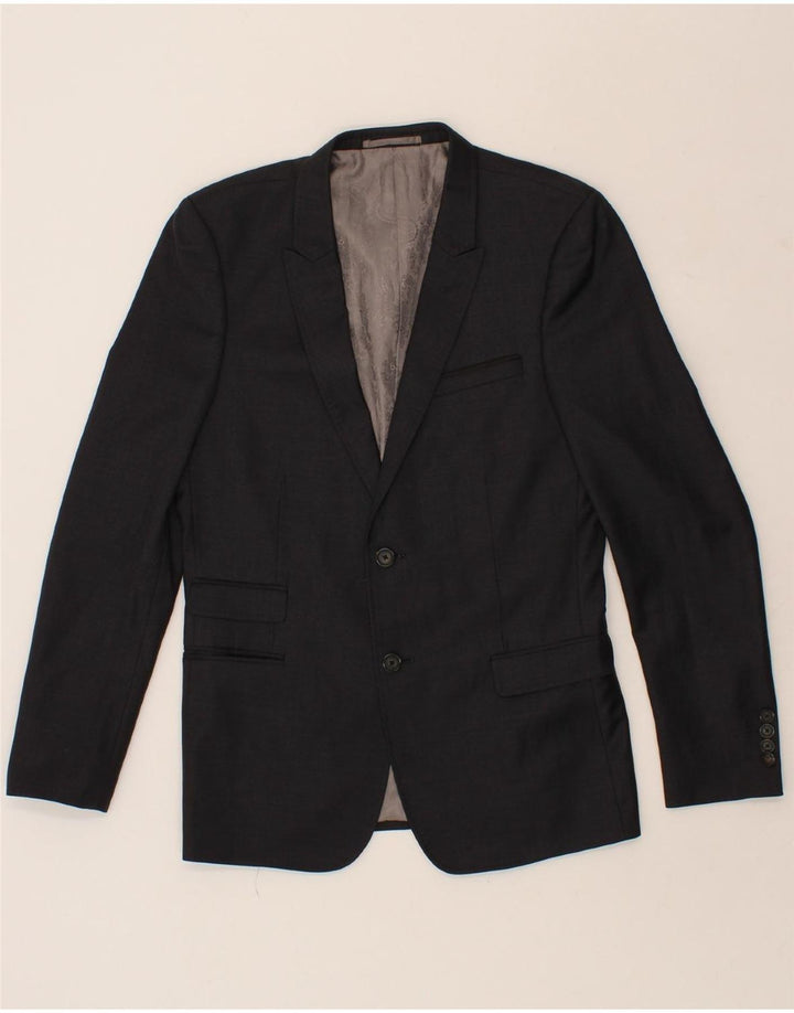 CHROM Ανδρική φόρμα 2 κουμπιών UK 38 Medium W32 L30 Μαύρο