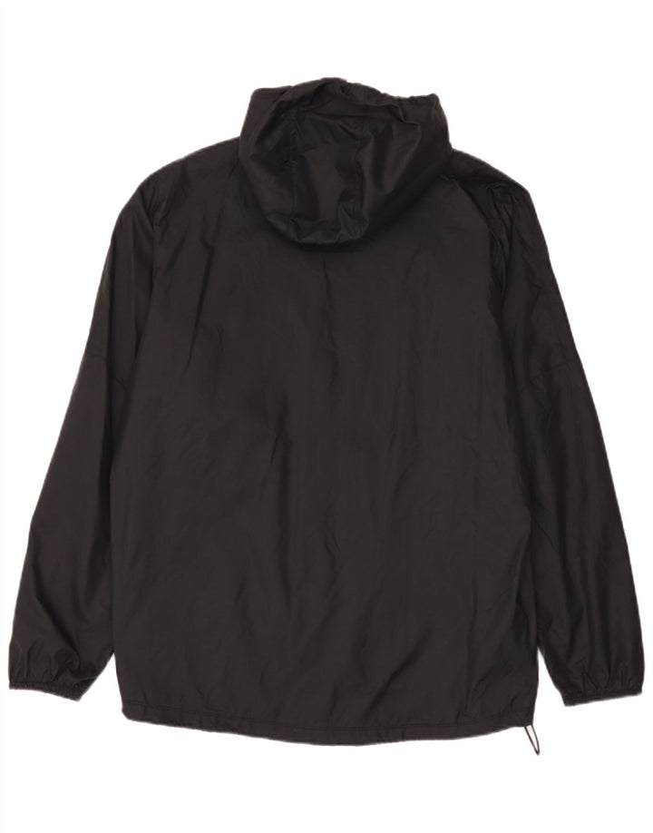 Ανδρικό μπουφάν βροχής με κουκούλα Nike UK 38 Medium Black Nylon