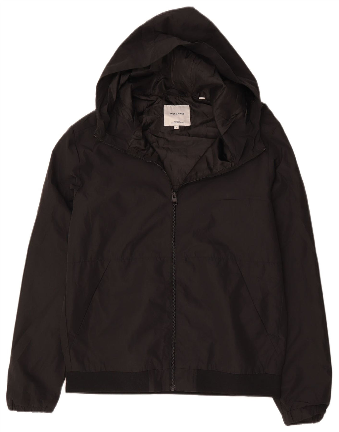 Jack & Jones Ανδρικό μπουφάν με κουκούλα UK 40 Large Black