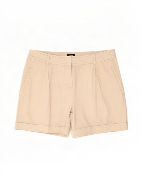 Γυναικείο σορτς Chino Oasis UK 12 Medium W30 Μπεζ βαμβακερό