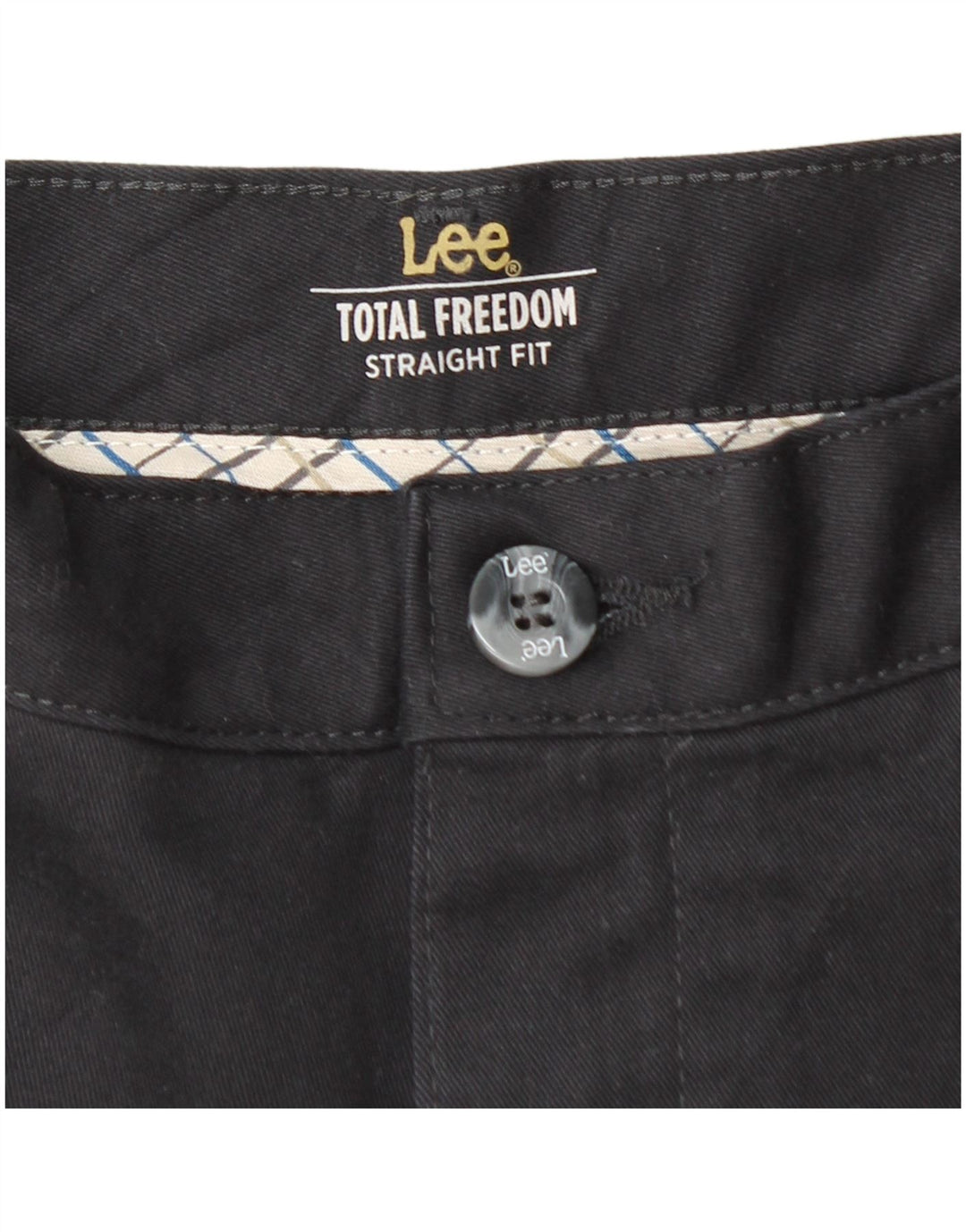 Ανδρικό ίσιο παντελόνι Chino LEE W34 L30 Navy Blue Cotton