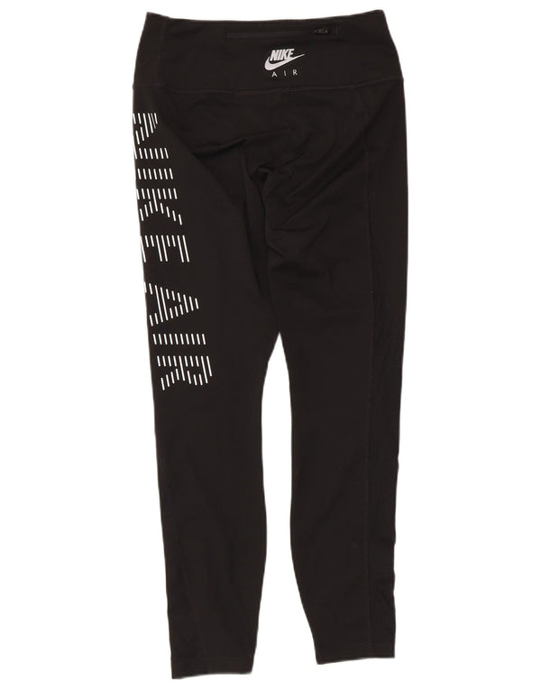 Γυναικεία γραφικά κολάν Nike UK 8 Small Black Polyester