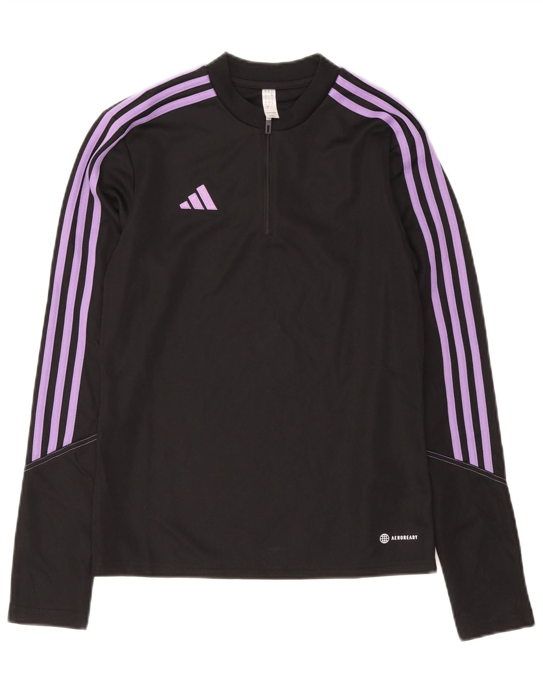 Adidas Γυναικεία φόρμα πουλόβερ με φερμουάρ Aeroready Top UK 8/10 Small Black