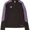 Adidas Γυναικεία φόρμα πουλόβερ με φερμουάρ Aeroready Top UK 8/10 Small Black