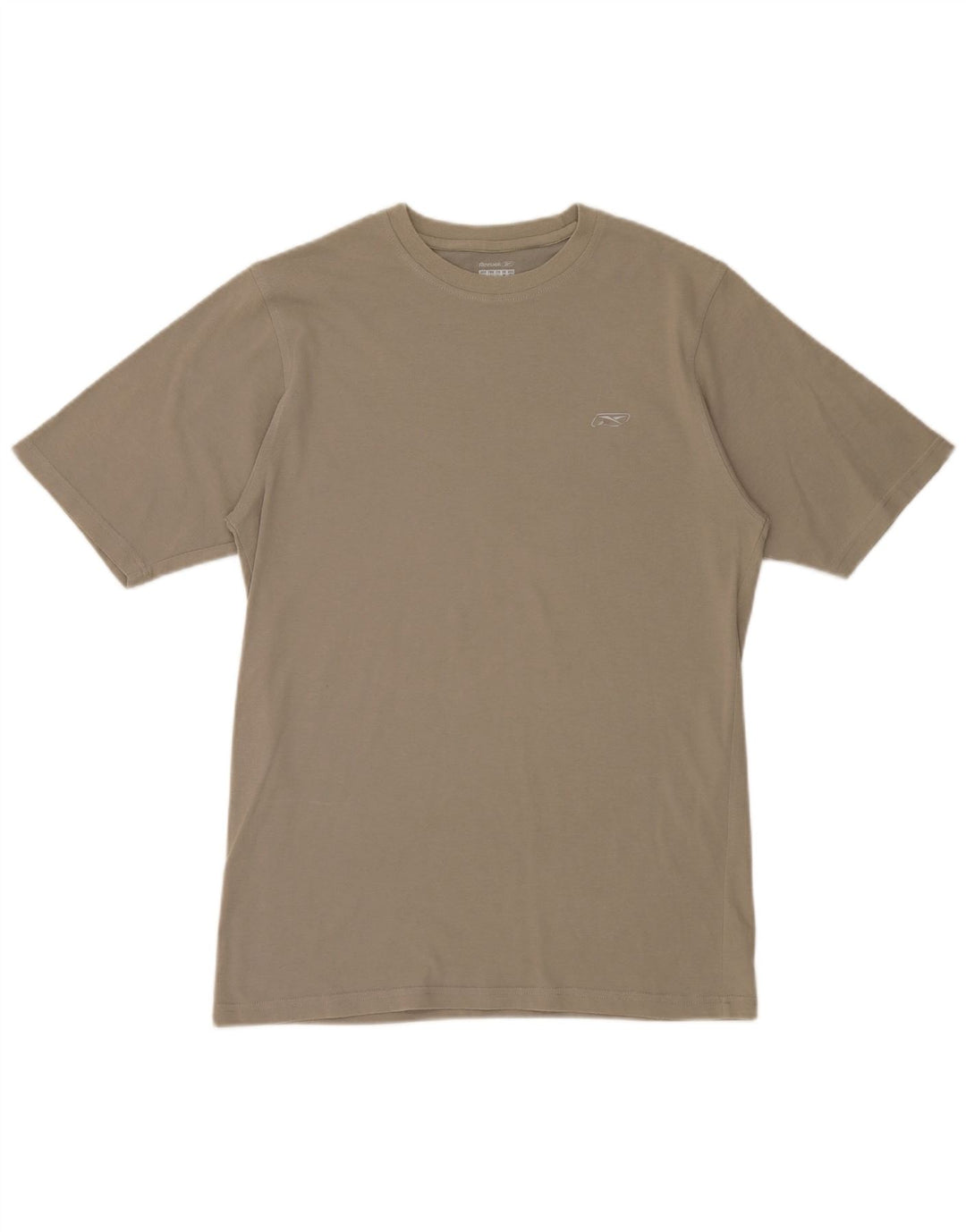 Ανδρικό T-Shirt Reebok Top από μεσαίο χακί βαμβάκι