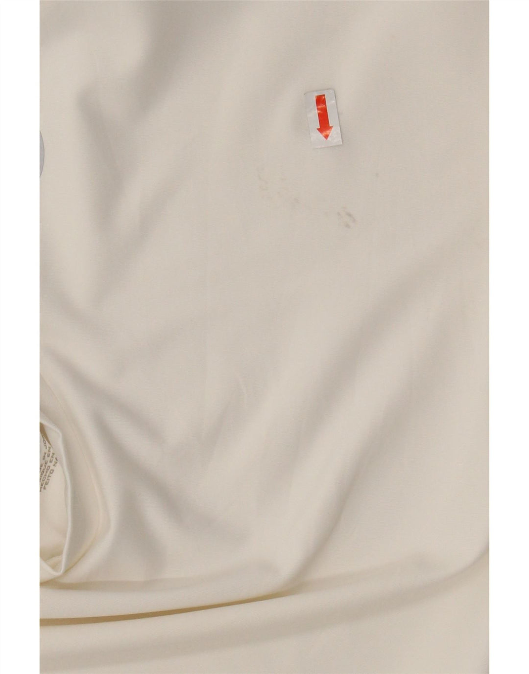 CHAMPION Mens Top Long Sleeve 2XL White Polyester