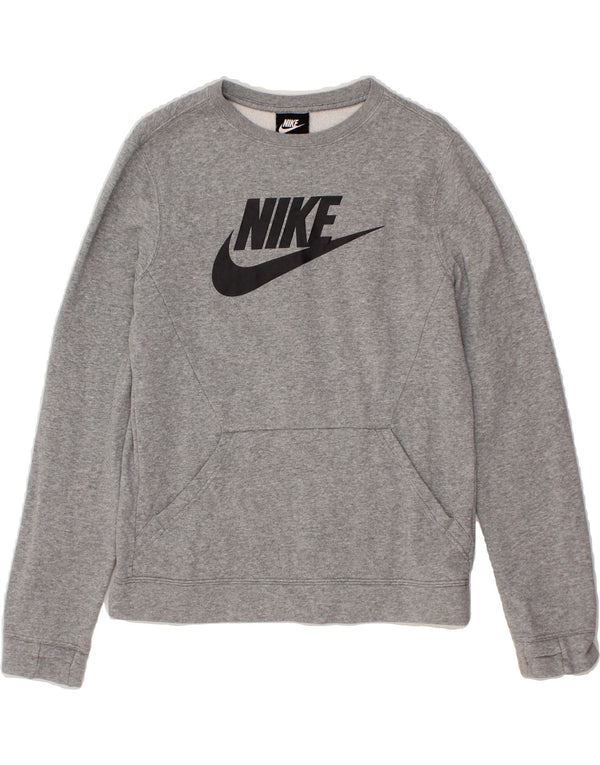Γραφικό φούτερ NIKE Boys Jumper 13-14 ετών XL Γκρι βαμβακερό