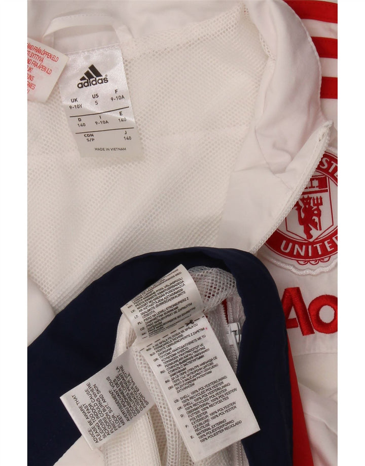 Μπουφάν φόρμας ADIDAS Boys Manchester United Top Jacket 9-10 Years White