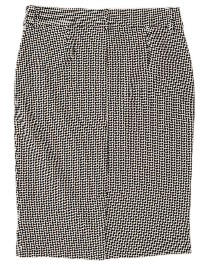 Marks & Spencer Γυναικεία Pencil Φούστα UK 16 Large W32 Grey Houndstooth