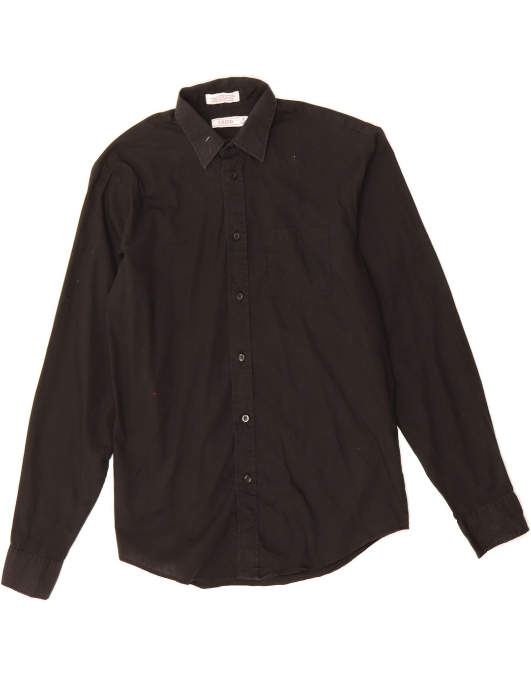 IZOD Boys Shirt 15-16 Years Black Cotton Vintage Izod and Second-Hand Izod from Messina Hembry 