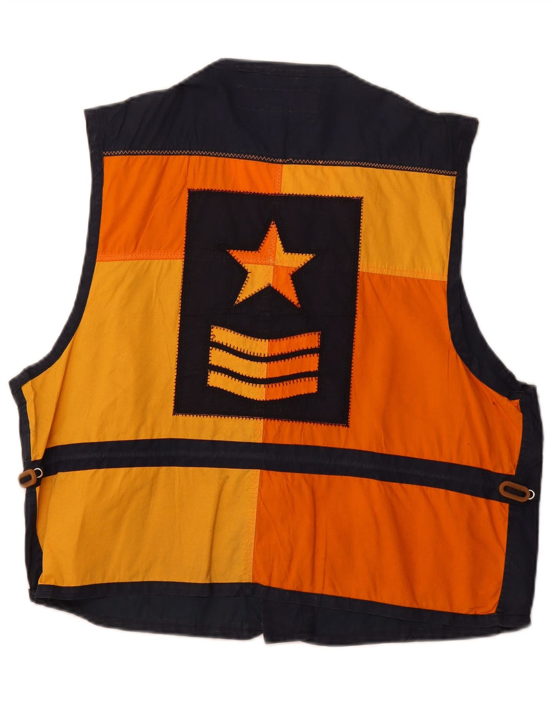 OCEAN STAR Ανδρικά γραφικά Gilet IT 50 Large Navy Blue Colourblock