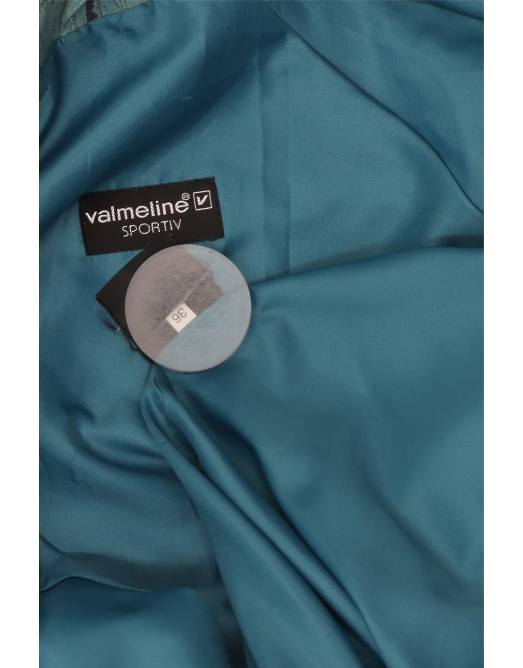 Γυναικείο παλτό VALMELINE Oversized EU 36 Small Blue Colourblock