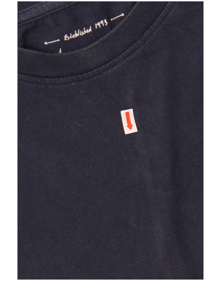 Ανδρικό γραφικό μπλουζάκι WEIRD FISH Top 2XL Navy Blue Cotton