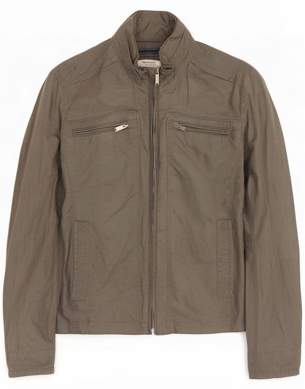 Fordocks Mens Hooded Utility Jacket UK 40 Large Grey Lenn