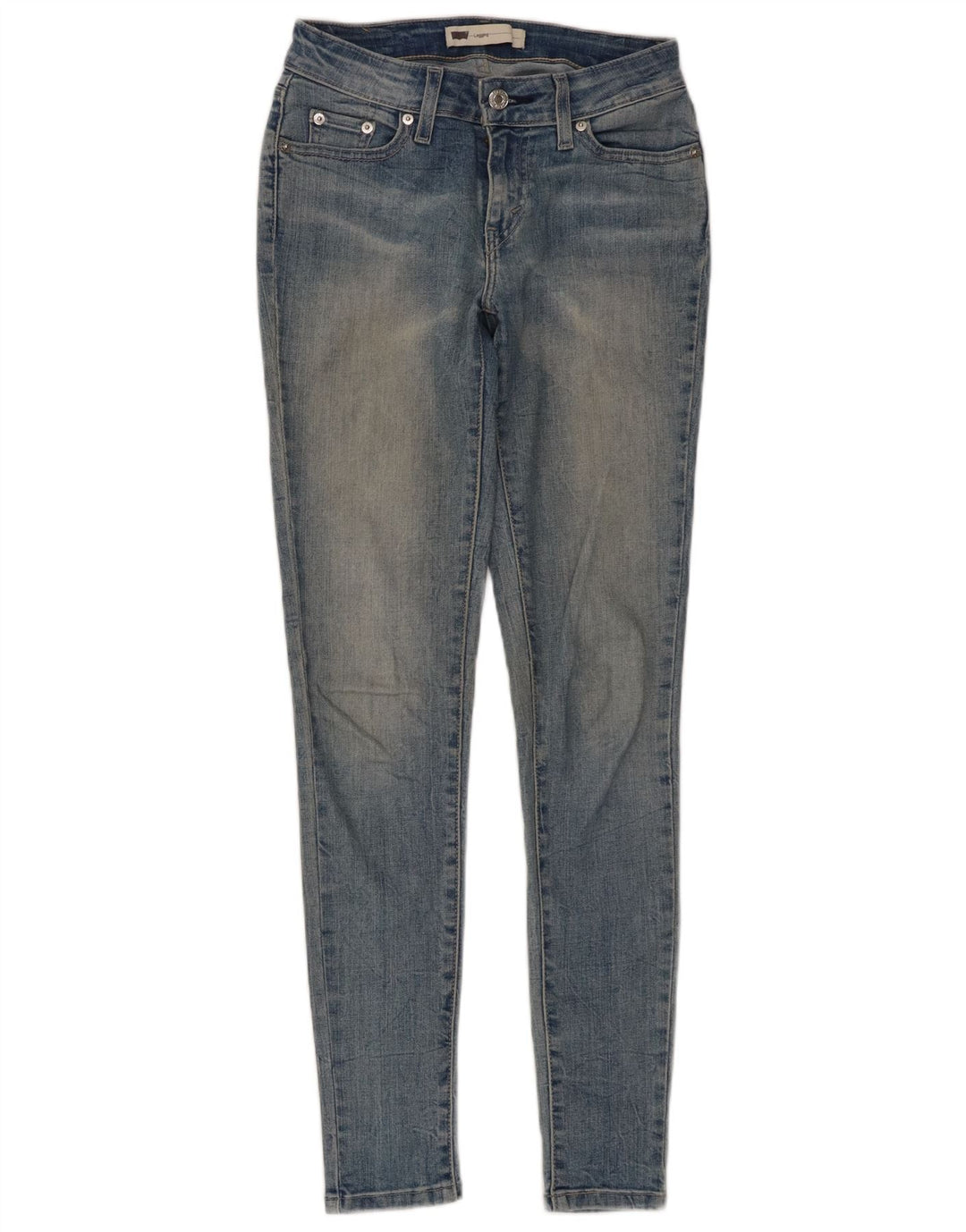 LEVI'S Γυναικείο κολάν Skinny Jeans W26 L30 Μπλε βαμβακερό