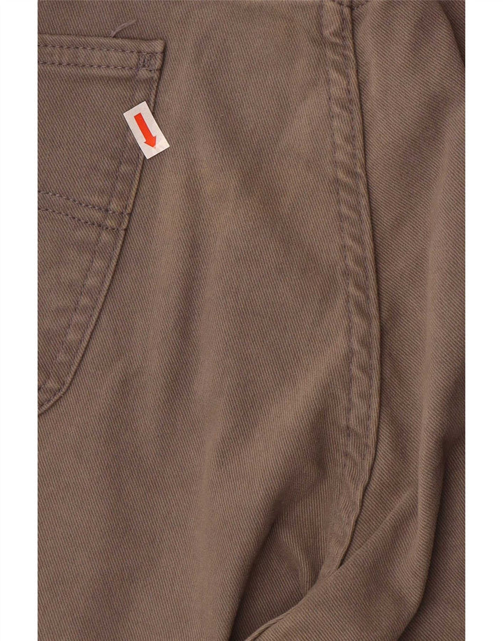 Lee Womens Brooklyn Straight Jeans W42 L30 Γκρι βαμβακερό