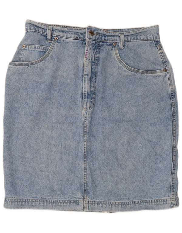 H.I.S Womens Denim Skirt IT 44 Medium W30 Blue