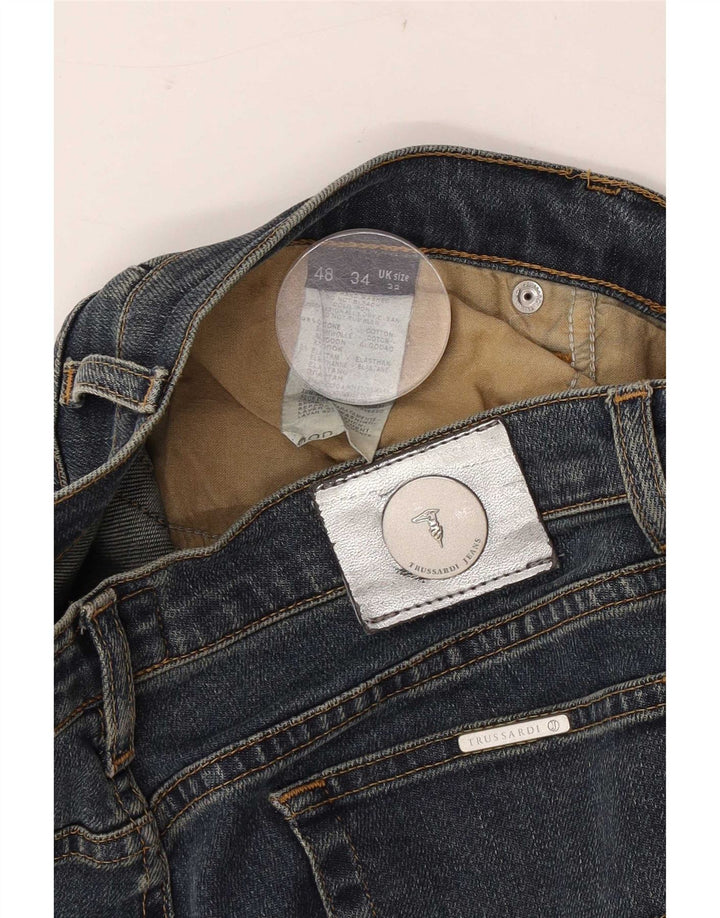Trussardi Γυναικείο Τζιν μποτάκι W32 L30 Μπλε βαμβακερό